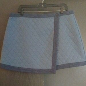 Blue Quilted Mini Skirt By Sundance.